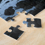 北西の海岸の岩 ジグソーパズル (側面)