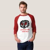 北西アイオワのメンフクロウのワイシャツ Tシャツ (正面フル)