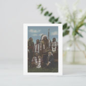 北西インディアン – バッファロービル、座りブル ポストカード (スタンド正面)