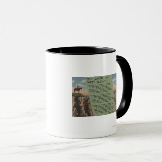 北西インディアン「西の始まる場所」 マグカップ (正面右)