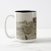 北西エンジニアリングクレーンショベルマグ早期 ツートーンマグカップ (左)