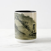 北西エンジニアリングクレーンショベルマグ早期 ツートーンマグカップ (中央)