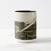 北西エンジニアリングクレーンショベルマグ早期 ツートーンマグカップ (中央)