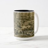 北西エンジニアリングクレーンショベルマグ早期 ツートーンマグカップ (正面右)