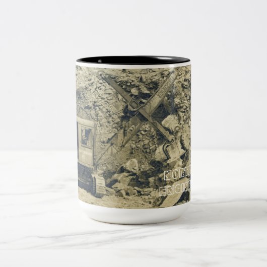 北西エンジニアリングクレーンショベルマグ早期 ツートーンマグカップ (中央)