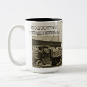 北西エンジニアリングクレーンショベルマグ早期 ツートーンマグカップ (左)