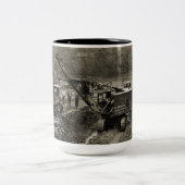 北西エンジニアリングクレーンショベルマグ早期 ツートーンマグカップ (中央)