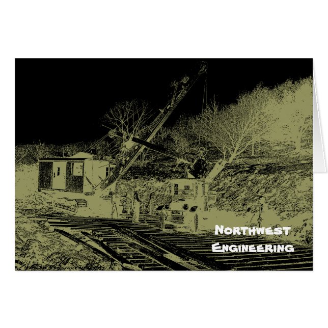 北西エンジニアリングクレーン操作者暗芸術 (正面横)