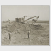 北西エンジニアリングクレーン運転士ショベル11 ラッピングペーパー (フラット)