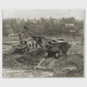 北西エンジニアリングクレーン運転士ショベル16 ラッピングペーパー (フラット)