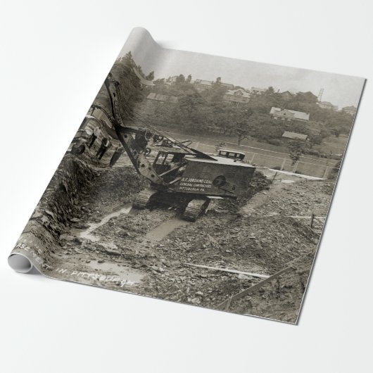 北西エンジニアリングクレーン運転士ショベル16 ラッピングペーパー (アンロールド)