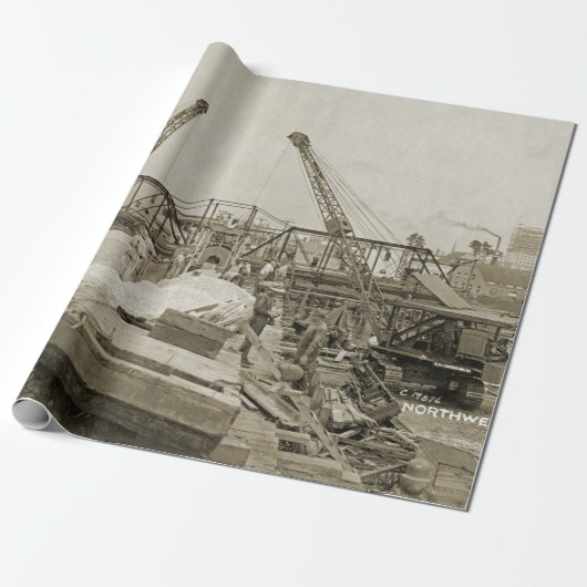北西エンジニアリングクレーン運転士ショベル17 ラッピングペーパー (アンロールド)