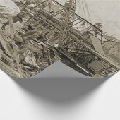 北西エンジニアリングクレーン運転士ショベル17 ラッピングペーパー (角)