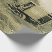 北西エンジニアリングクレーン運転士ショベル19 ラッピングペーパー (角)