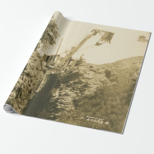 北西エンジニアリングクレーン運転士ショベル25 ラッピングペーパー (アンロールド)