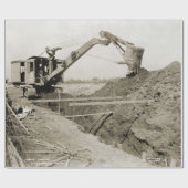 北西エンジニアリングクレーン運転士ショベル2 ラッピングペーパー (フラット)