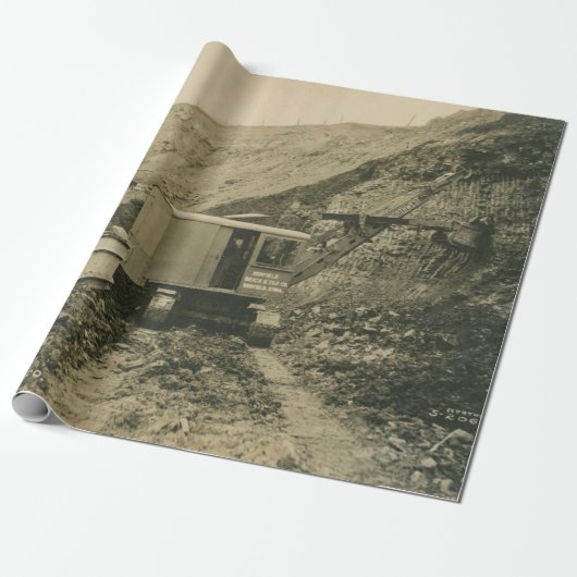 北西エンジニアリングクレーン運転士ショベル6 ラッピングペーパー (アンロールド)