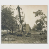 北西エンジニアリングクレーン運転士ショベル7 ラッピングペーパー (フラット)