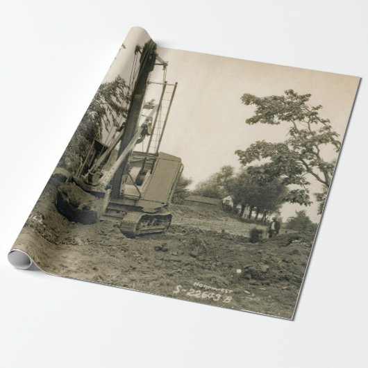 北西エンジニアリングクレーン運転士ショベル7 ラッピングペーパー (アンロールド)