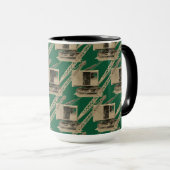 北西エンジニアリングクレーン運転者クレーンMUGアート マグカップ (正面右)