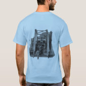 北西エンジニアリングクレーン運転者緑の湾 Tシャツ (裏面)