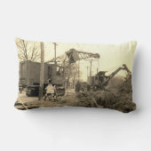 北西クレーンおよびシャベル作動エンジニア105 ランバークッション (裏面)