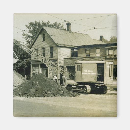 北西クレーンのオペレータモデル2初期クリーブランド マグネット (正面)