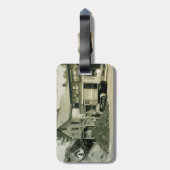 北西クレーンのオペレータモデル2初期クリーブランド ラゲッジタグ (裏面縦)