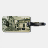 北西クレーンのオペレータモデル2初期クリーブランド ラゲッジタグ (裏面横)