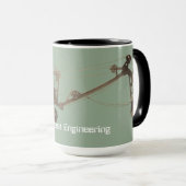 北西クレーンのクレーン運転者初期ショベル マグカップ (正面右)