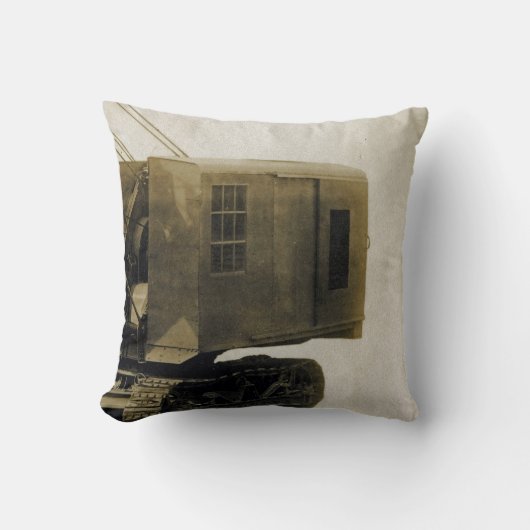 北西クレーンモデル105アンティーク機械 クッション (正面)