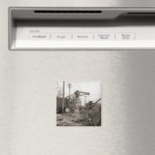 北西クレーン初期クラムシェル写真ヴィンテージ マグネット (インサイチュ (食洗機))