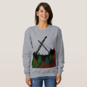 北西クレーン及びショベル運転技術者技芸 スウェットシャツ (正面フル)