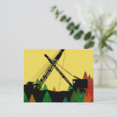 北西クレーン及びショベル運転技術者技芸 ポストカード (スタンド正面)