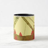 北西クレーン及びショベル運転技術者技芸 マグカップ (中央)