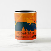 北西クレーン及びショベル運転技術者技芸 マグカップ (中央)