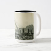 北西クレーン及びシヨベル運転士 ツートーンマグカップ (正面右)