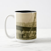 北西クレーン及びシヨベル運転士 ツートーンマグカップ (左)