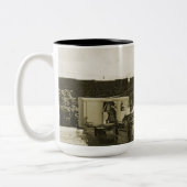 北西クレーン及びシヨベル運転士 ツートーンマグカップ (左)