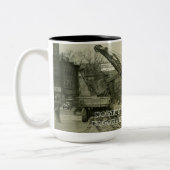 北西クレーン及びシヨベル運転士 ツートーンマグカップ (左)