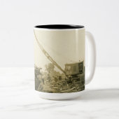 北西クレーン及びシヨベル運転士 ツートーンマグカップ (正面右)