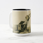 北西クレーン及びシヨベル運転士 ツートーンマグカップ (正面左)