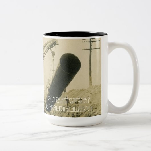 北西クレーン及びシヨベル運転士 ツートーンマグカップ (右)