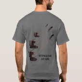 北西クレーン及びシヨベル運転士 Tシャツ (裏面)