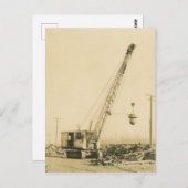 北西クレーン及びシヨベル運転技術者二十七 ポストカード (正面/裏面)