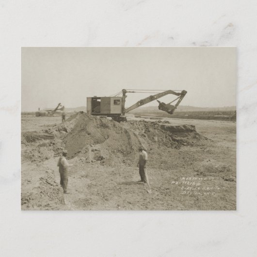 北西クレーン及びシヨベル運転技術者十六 ポストカード (正面)