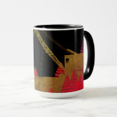 北西クレーン運転士技術者芸術 マグカップ (正面右)