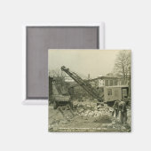 北西クレーン運転士用ケーブルショベルオペレータ8 マグネット (正面/裏面)