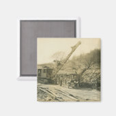 北西クレーン運転士用ケーブルショベル運転士33 マグネット (正面/裏面)