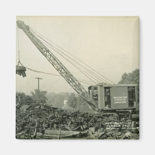 北西クレーン運転士用ケーブルショベル運転士34 マグネット (正面)